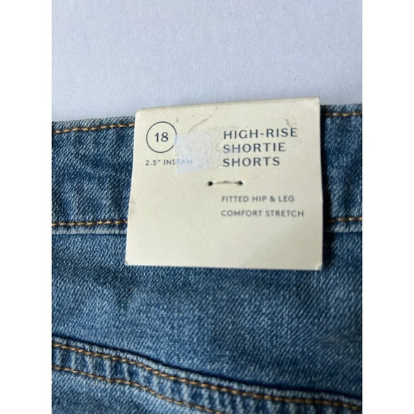 UNIVERSAL THREAD WOMENS HIGH RISE SHORTS PLUS SIZE 18/34R - Picture 3 of 5